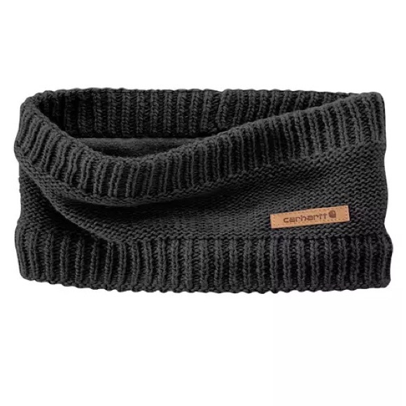 Carhartt Accessories - Carhartt Women’s Black Knit Fleece Lined Headband